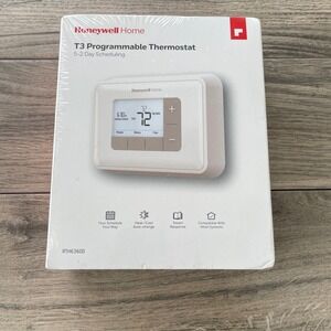 Honeywell T3 Programmable Thermostat Unisex OS White RTH6360D 5-2 Day Scheduling